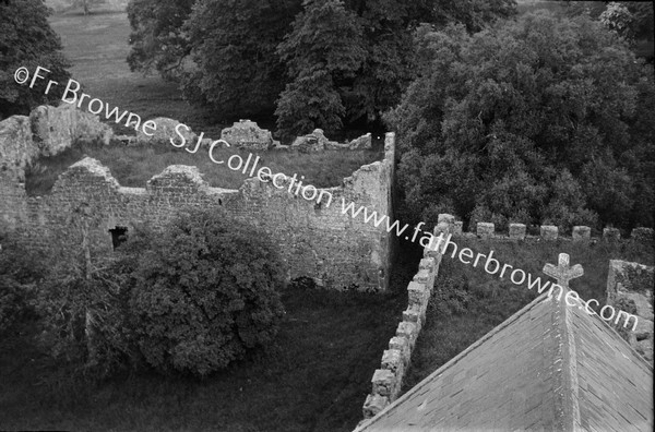 KILCOOLEY ABBEY DORMITORY & GUEST HOUSE FROM TOWER